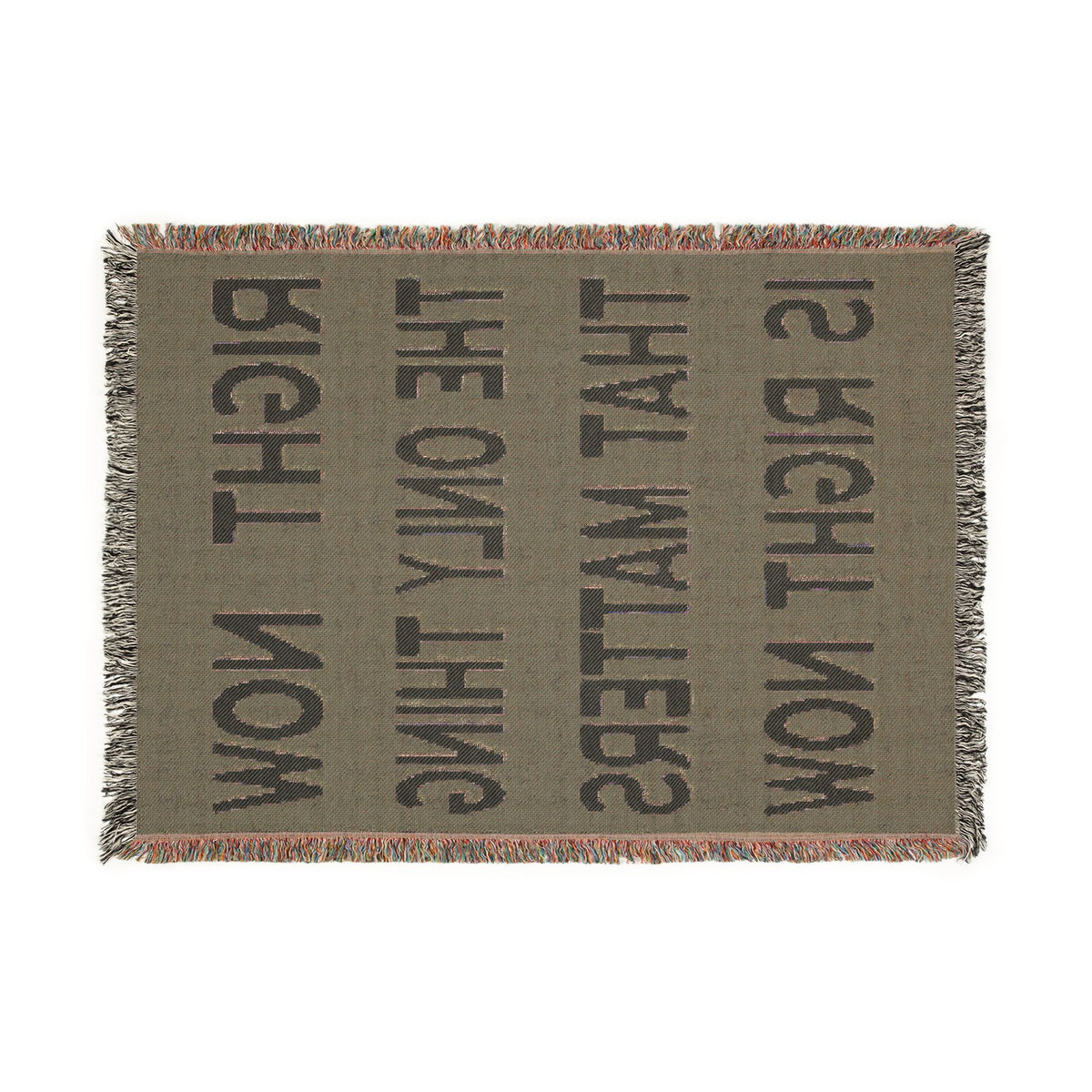 Right Now Woven Throw Blanket – Deep Teal