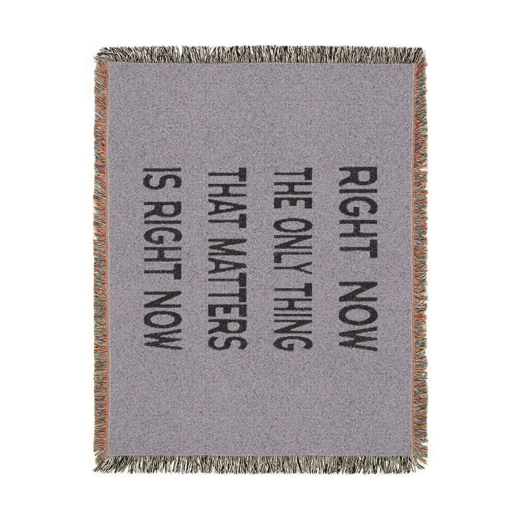 Right Now Woven Throw Blanket – Lavender