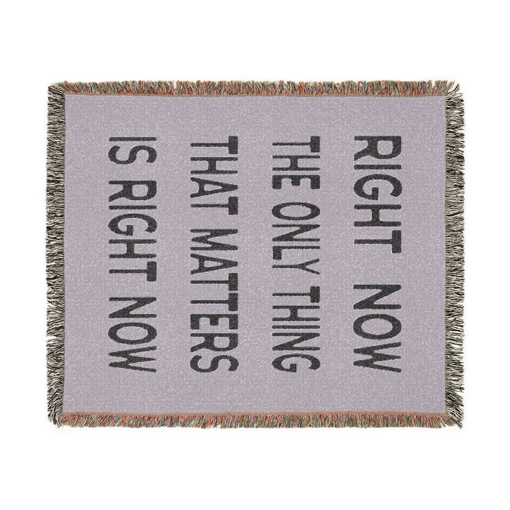 Right Now Woven Throw Blanket – Lavender