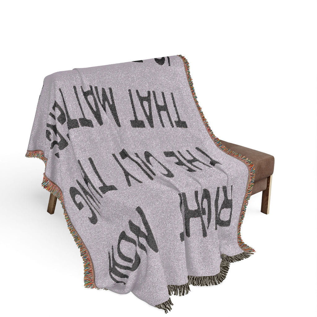 Right Now Woven Throw Blanket – Lavender