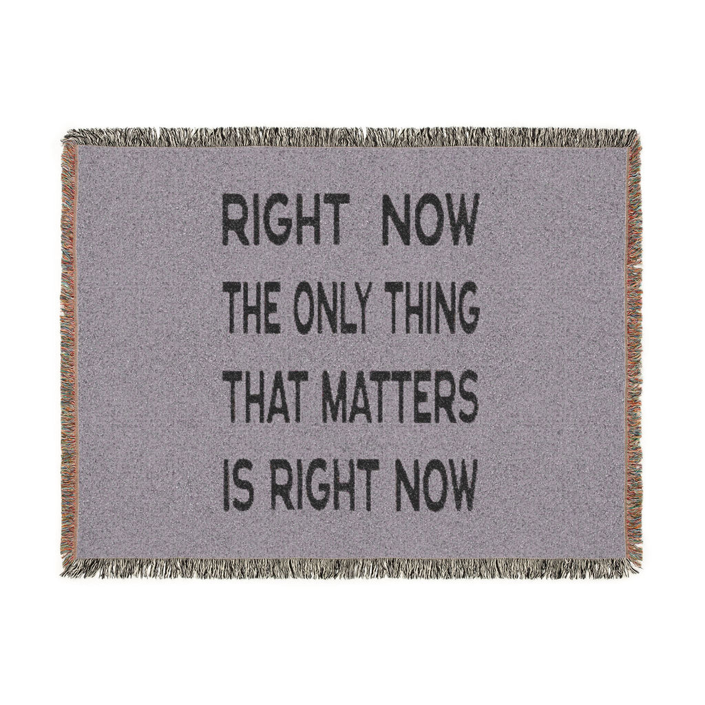 Right Now Woven Throw Blanket – Lavender