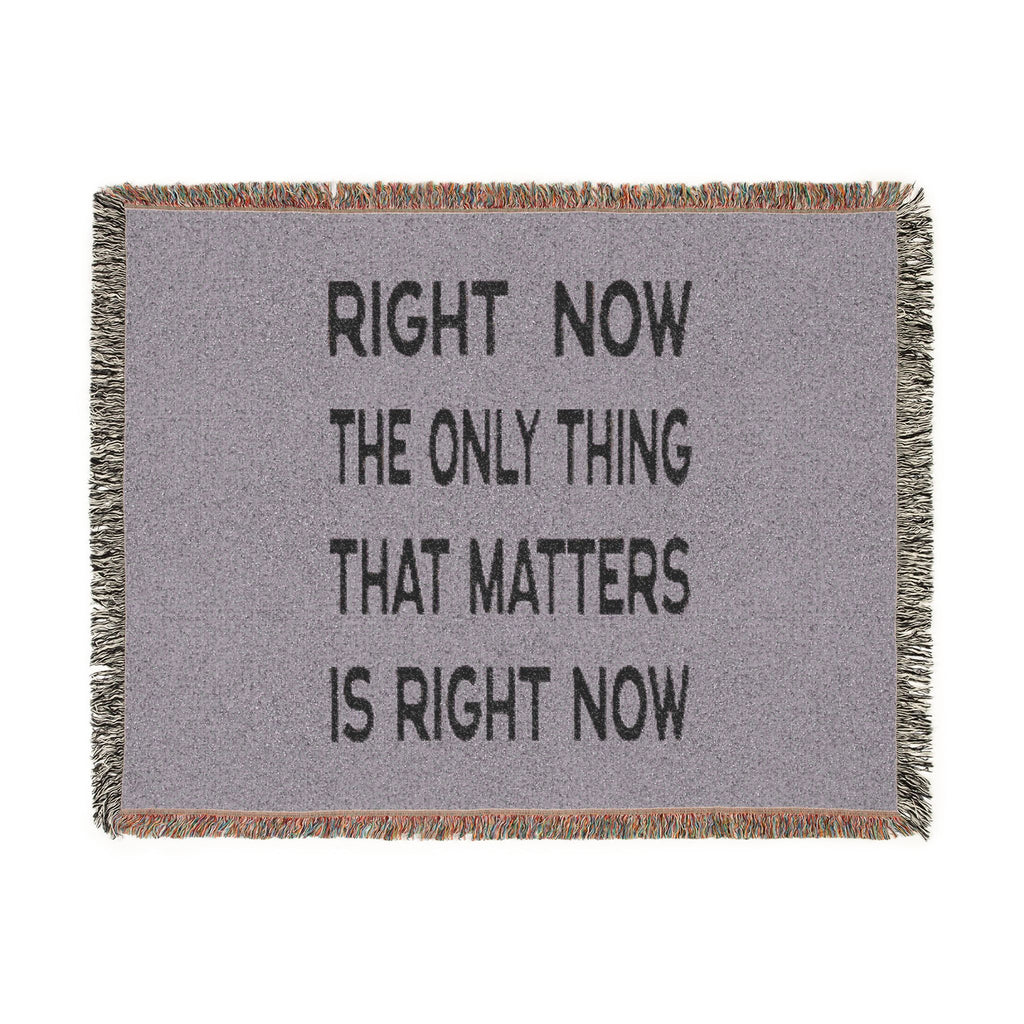 Right Now Woven Throw Blanket – Lavender