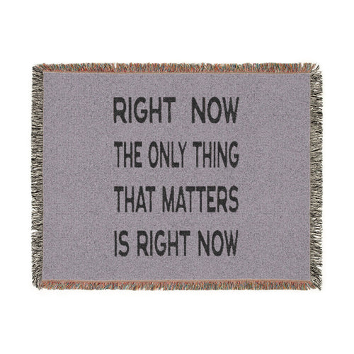Right Now Woven Throw Blanket – Lavender