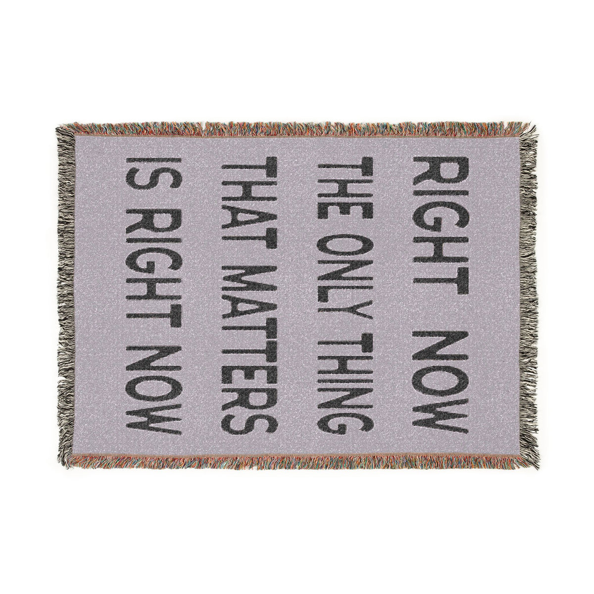 Right Now Woven Throw Blanket – Lavender