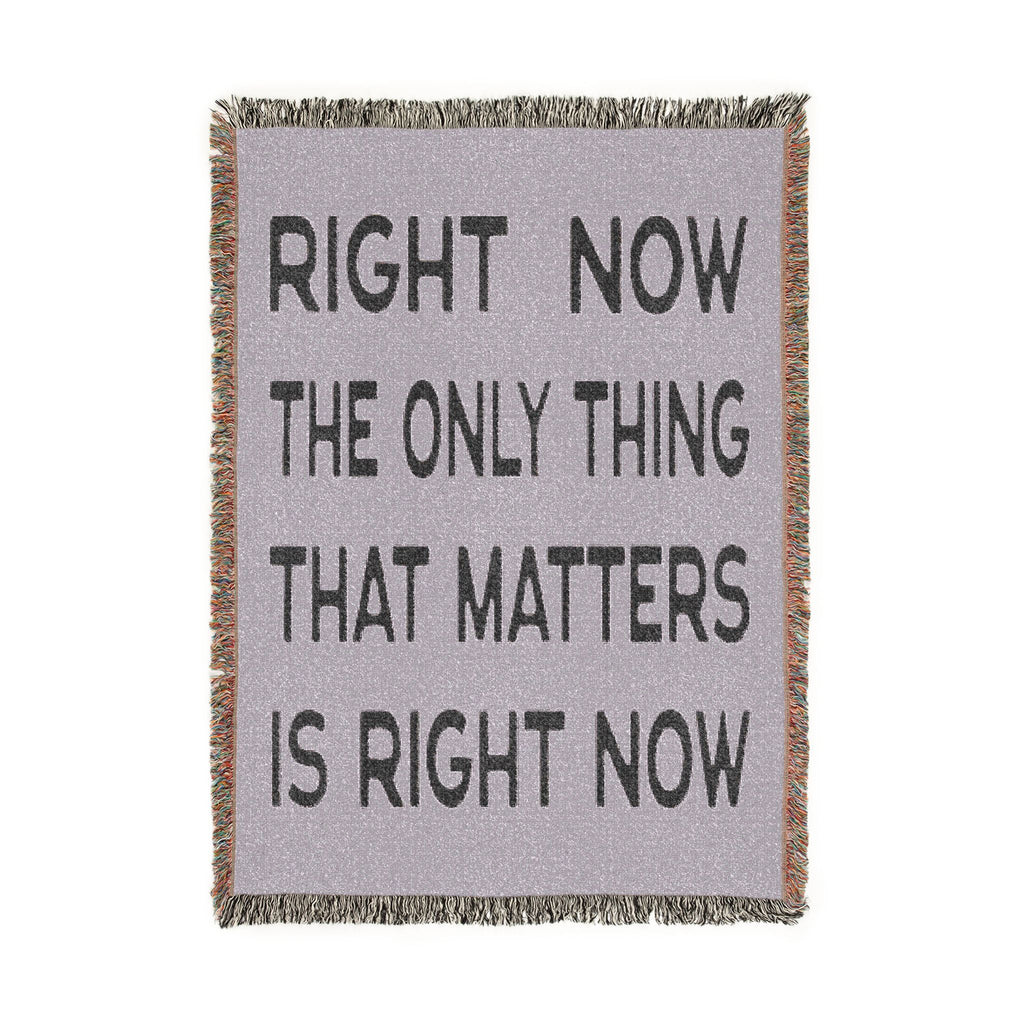 Right Now Woven Throw Blanket – Lavender