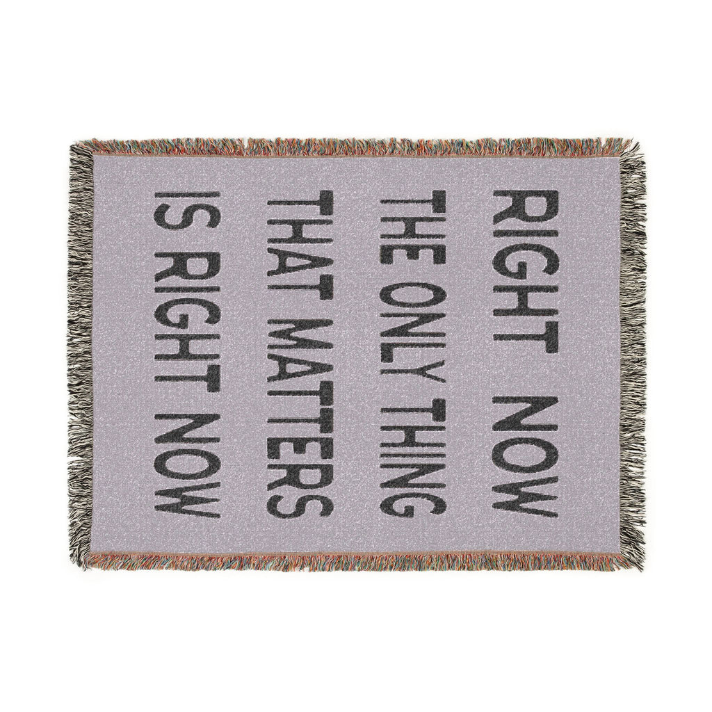 Right Now Woven Throw Blanket – Lavender