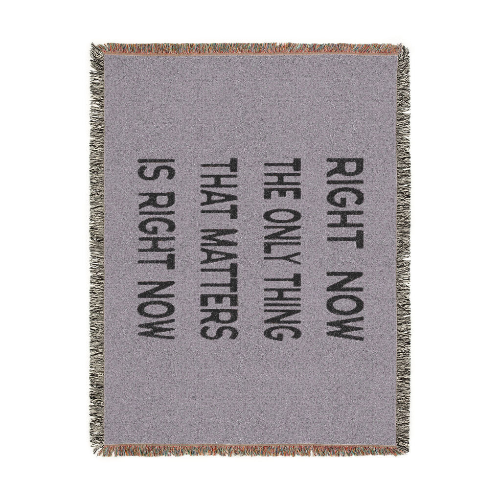 Right Now Woven Throw Blanket – Lavender